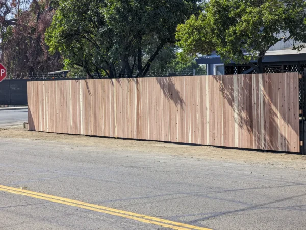 assembled ridge and valley fence picture